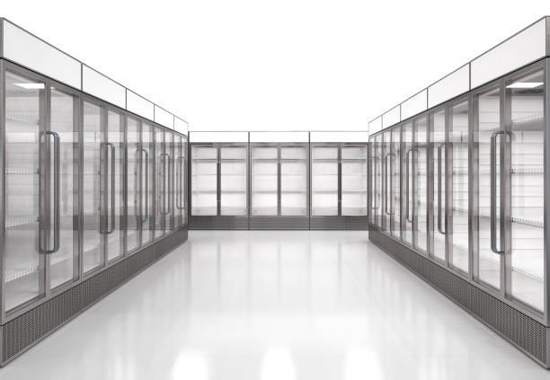 istock empty commercial fridges in store 696091046
