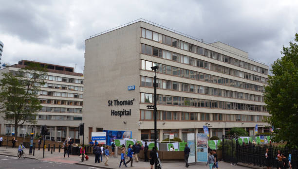 St. Thomas' Hospital, London stock photo