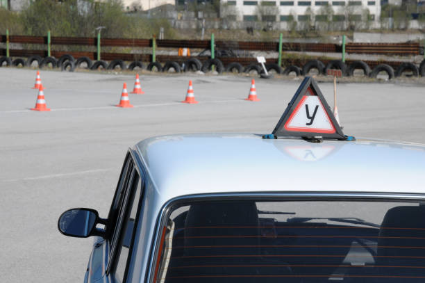 istock A training car before a test drive in a driving school 696094526