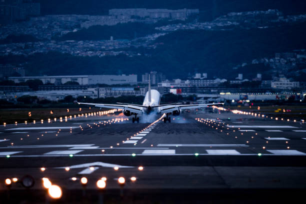 istock The back of an airplane to take off. 696113742