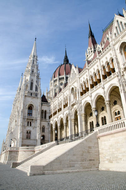 istock Side view of the Budapest Parliament facade 696117154