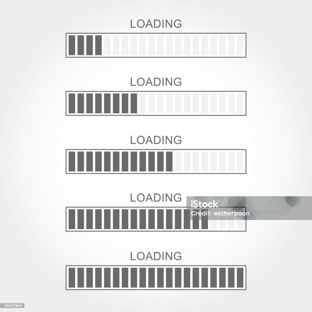 Loading Load Bar Loading Bar Stock Illustration - Download Image Now - Loading Dock ...
