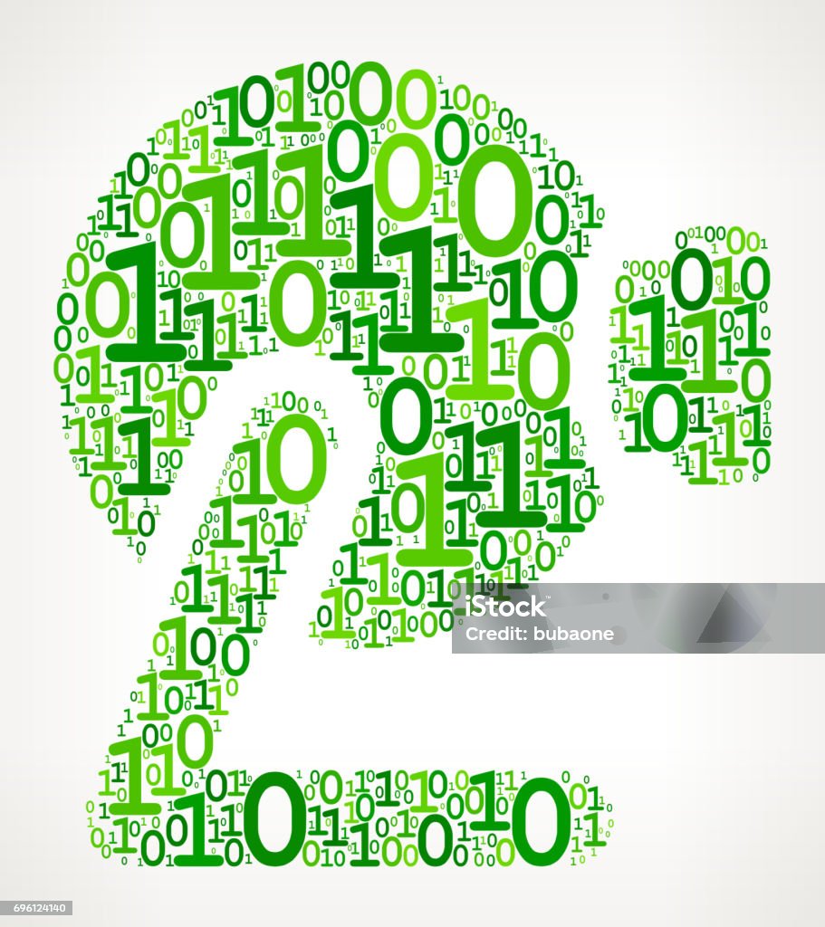 00000001 Webcam Binary Code Zero One Vector Illustration Stock Illustration ...