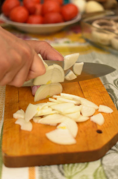 istock The process of preparing delicious dishes in details using a knife and special tools. 696137250