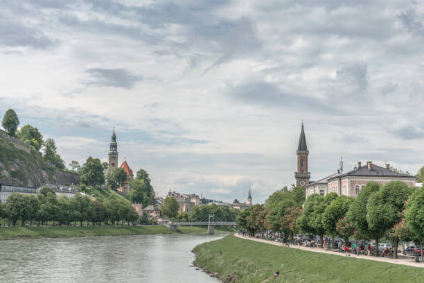 istock Beautiful old City within the river 696137456
