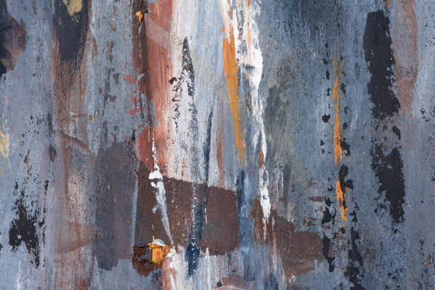 Abstract acrylic painting