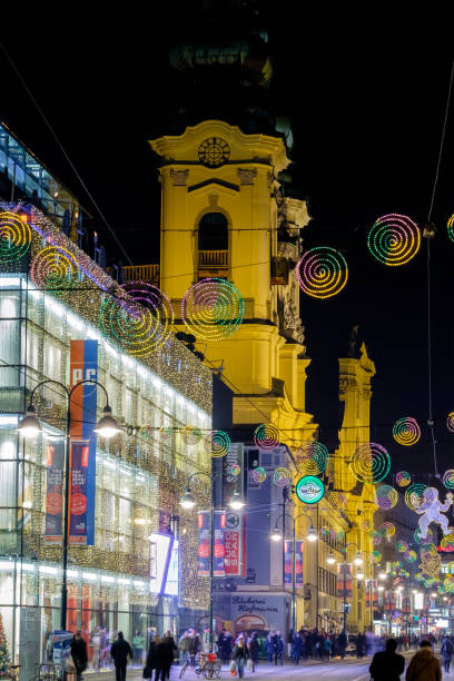 istock Linz at Christmas, Country Road - Austria 696152224