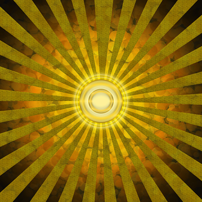 Golden and black abstract background