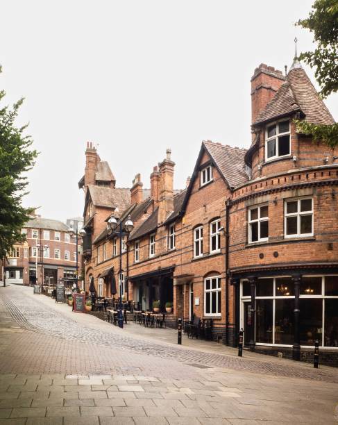 istock Part Of Historical Building , downtown Nottingham , UK 696156166
