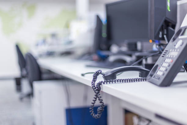 istock The ambiguous scene of the office interior 696163600