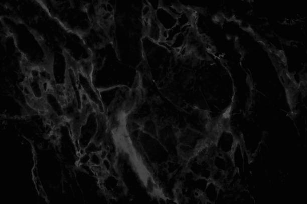 istock Black marble natural pattern for background, abstract natural marble black and white for design art work. 696166086