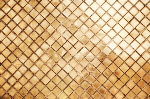 istock Golden background. Golden Tiles. 696173498