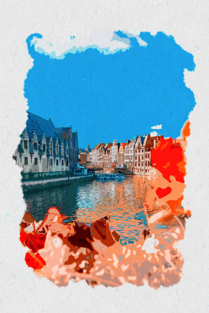 istock Sketch Art Ghent 696175464