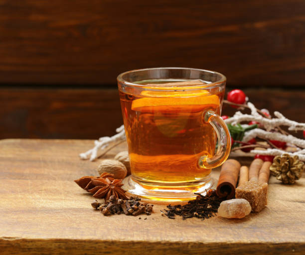 istock Spices for winter tea - cinnamon, anise, cloves 696181550
