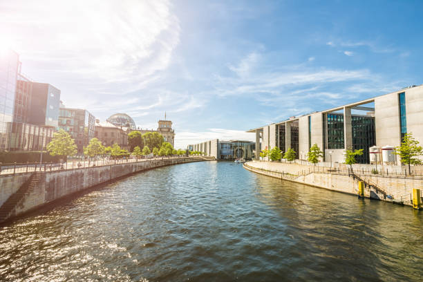 Skyline Berlin with Reichstag