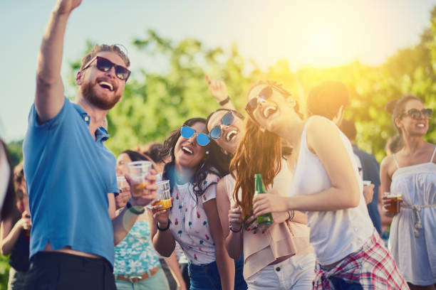 istock Group of people at the party 696212350