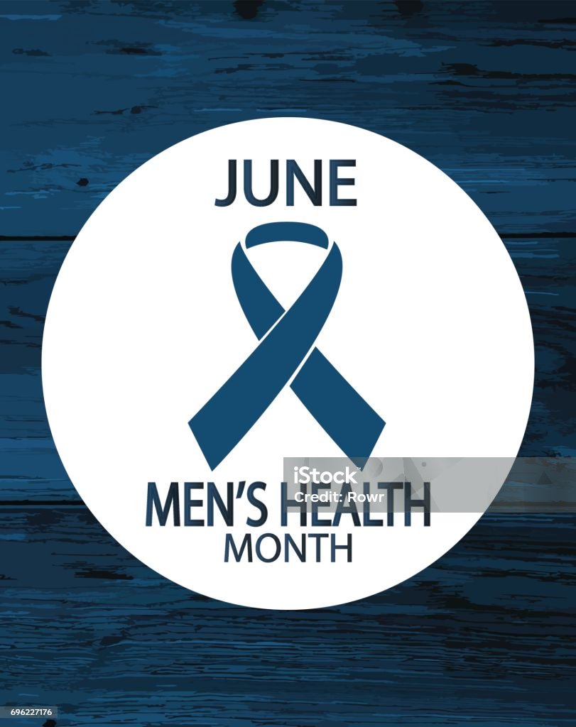 Men's Health Men's Health Month Month stock vector