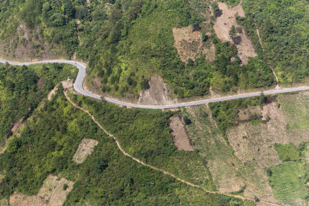 istock Long pass at north Vietnam 696231326