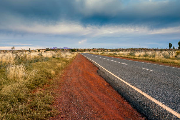 istock Tarmac road lead to nowhere 696234840