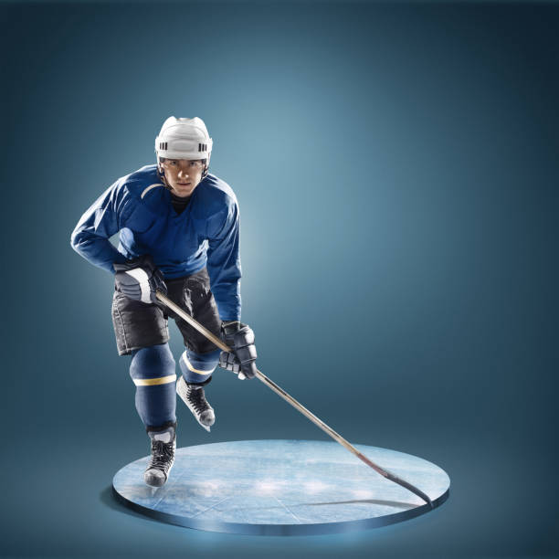 istock Hockey player in action 696246148