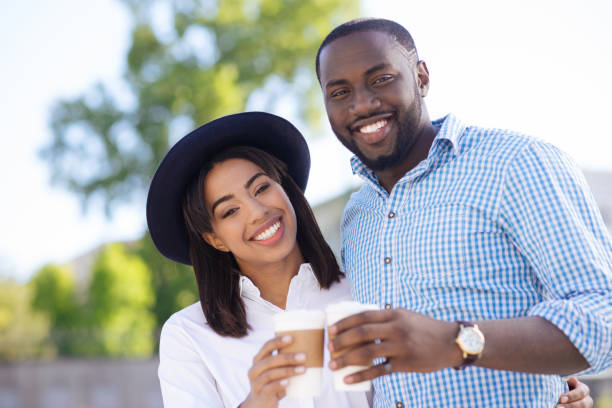 istock Cute active couple having a date in the park 696251938