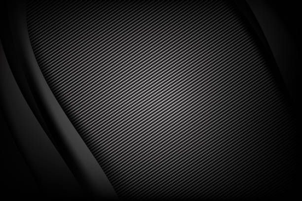 istock Abstract background dark and black carbon fiber with curve and layered overlap element vector illustration 002 696266410