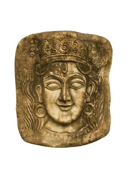 istock Sandstone carvings face woman3 696281864