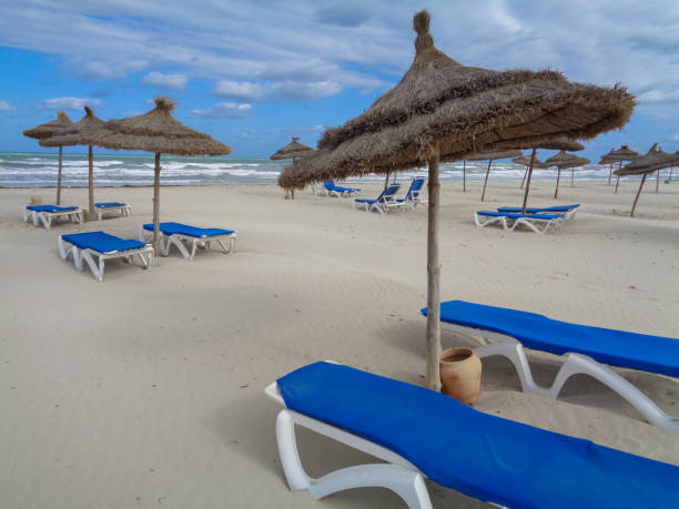 istock Deserted beach in Tunisia. North Africa 696285400