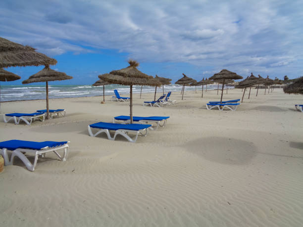 istock Deserted beach in Tunisia. North Africa 696288630