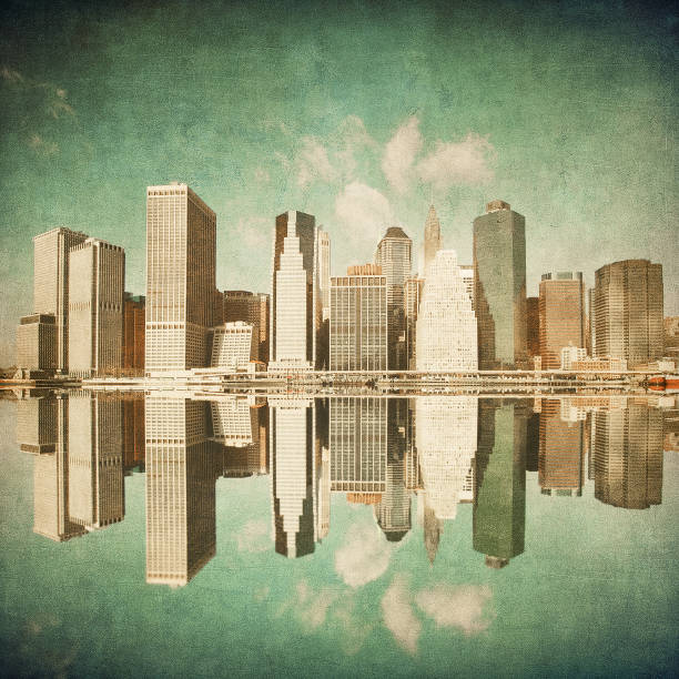 istock grunge image of new york skyline 696290596