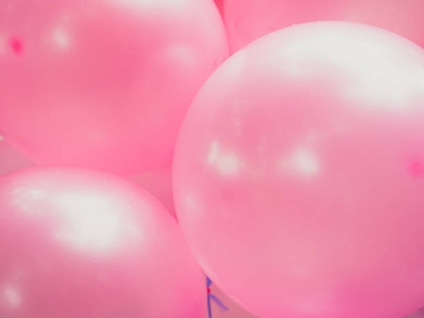 istock close up pink balloon from outdoor decoration for support congratulation event 696299488