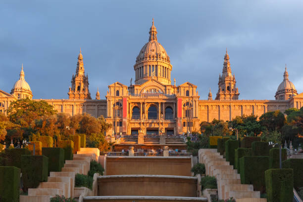 istock Spain square or Placa De Espanya, Barcelona, Spain 696299728