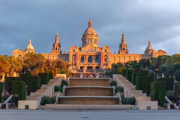 istock Spain square or Placa De Espanya, Barcelona, Spain 696299794
