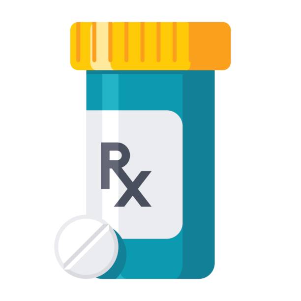 illustrations, cliparts, dessins animés et icônes de icône de produits pharmaceutiques - prescription medicine pill medicine bottle