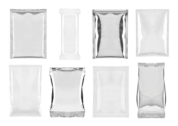 istock aluminum white bag package food template 696304726