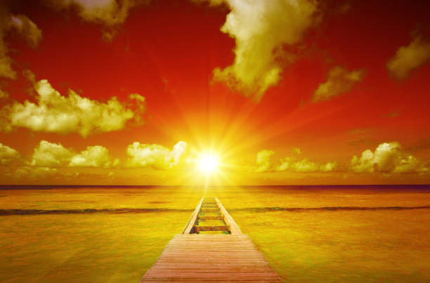 istock Sunset on the Caribbean Sea 696307788