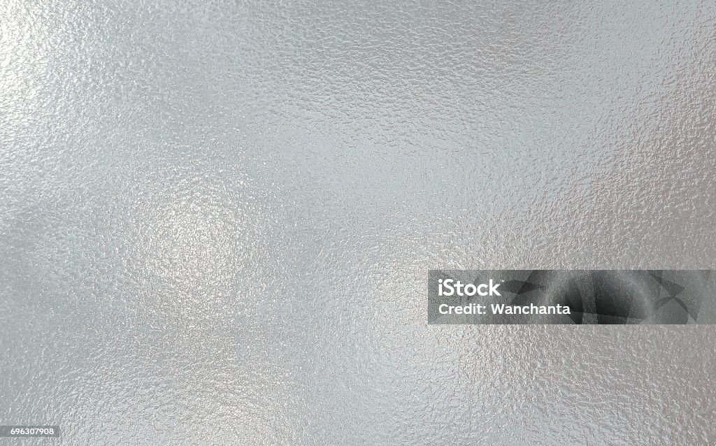 White color frosted Glass texture background Glass - Material Stock Photo