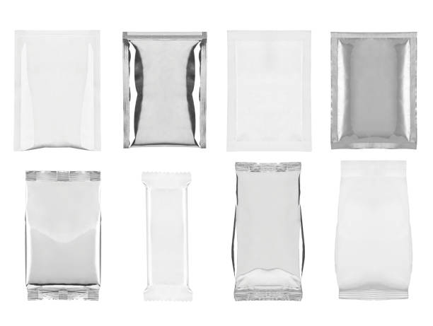 istock aluminum white bag package food template 696310518