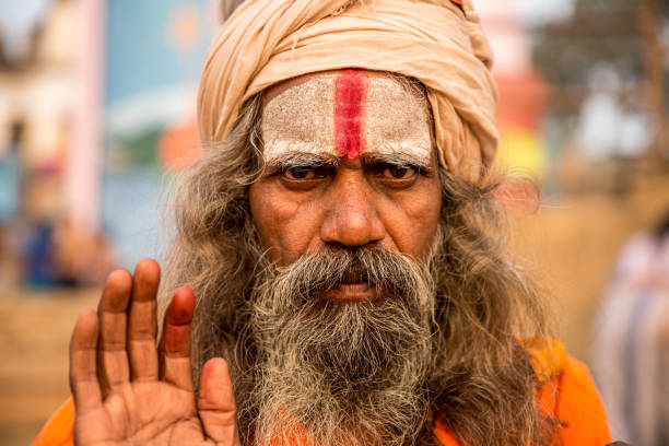 istock Sadhu in Varanasi, India 696321648