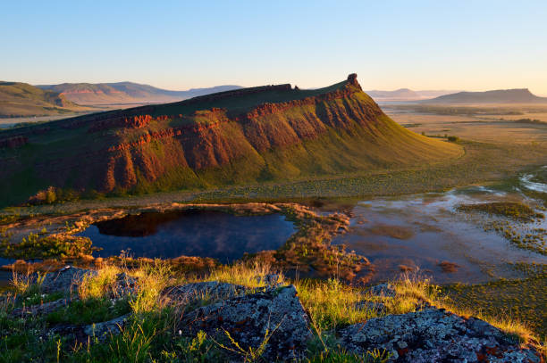 istock Sunrise on the Sunduki mountain range 696321674