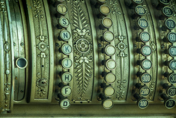 istock Old cash register in Italy 696322504