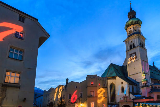 Hall in Tirol at Christmas, Austria