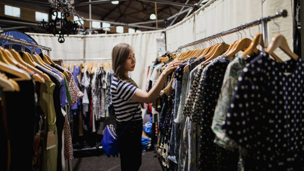 Shopping at a Night Market