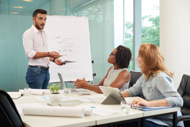 istock Working Meeting of Sales Managers 696333342