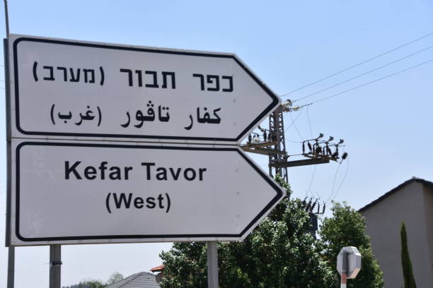 istock Road sign, Northern Israel 696334256