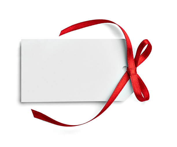 istock ribbon bow card note chirstmas celebration greeting 696337702