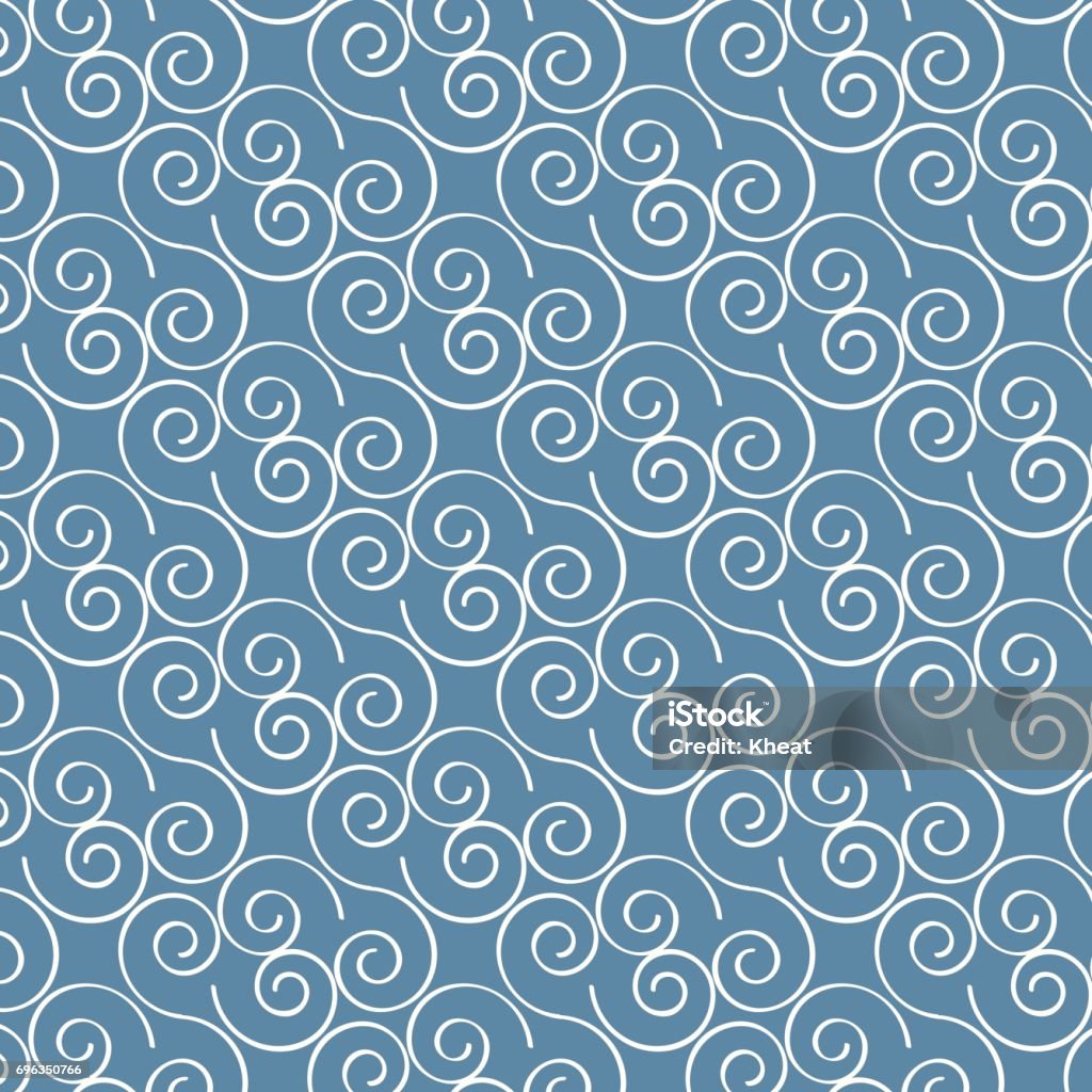 Pattern Wavey Background Vector Seamless Pattern Curve And Wavy Background Stock Illustration ...