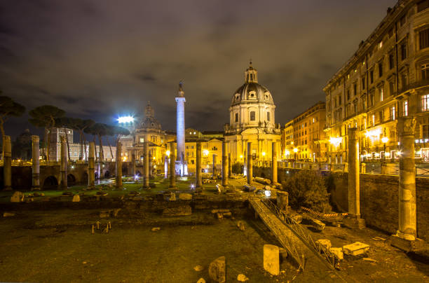 istock The Trajan's Forum,  Rome, Italy 696354068