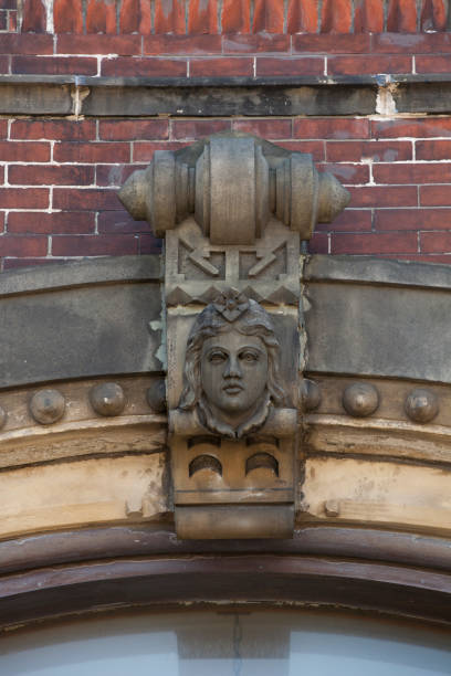 istock Antique door ornament 696365302
