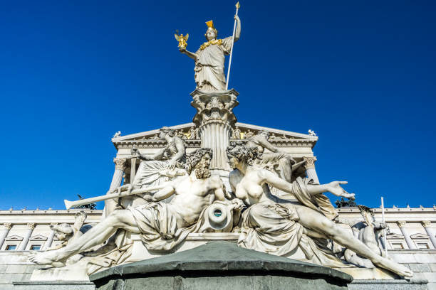istock detail sculpture architecture parliament blue sky 696373550
